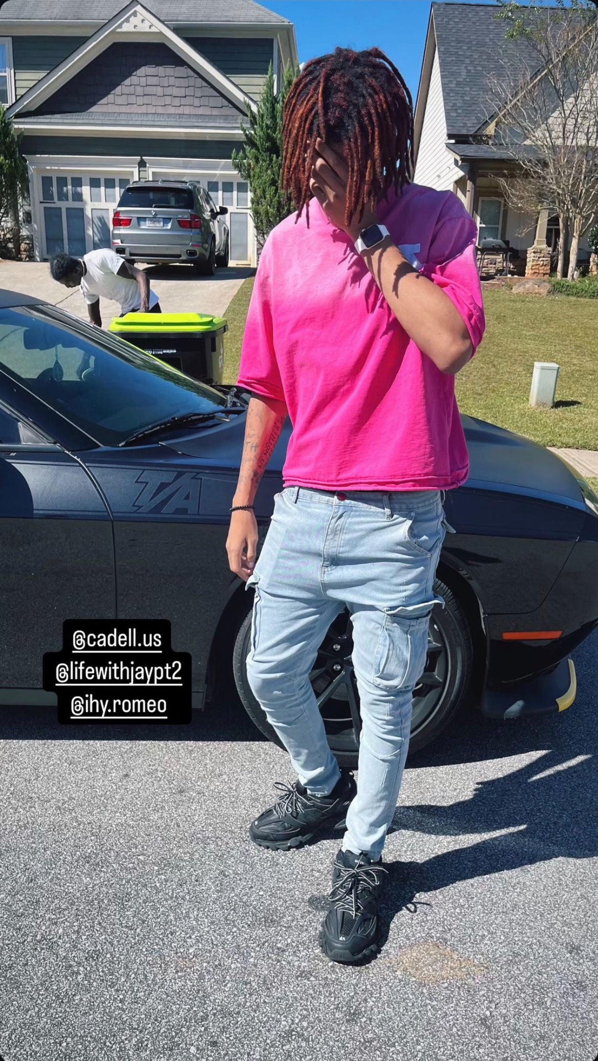 Pink summer shirt