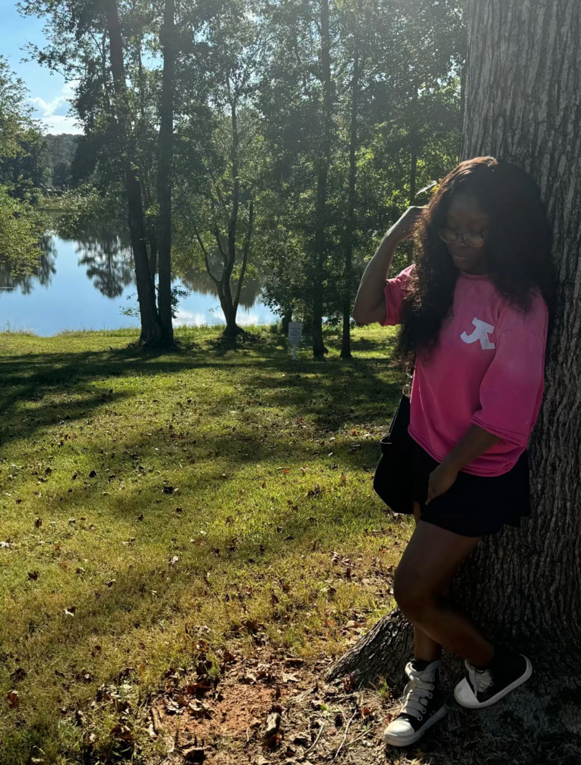 Pink summer shirt